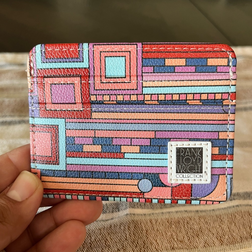 Frank Lloyd Wright Saguaro Sunset RFID Slim Wallet